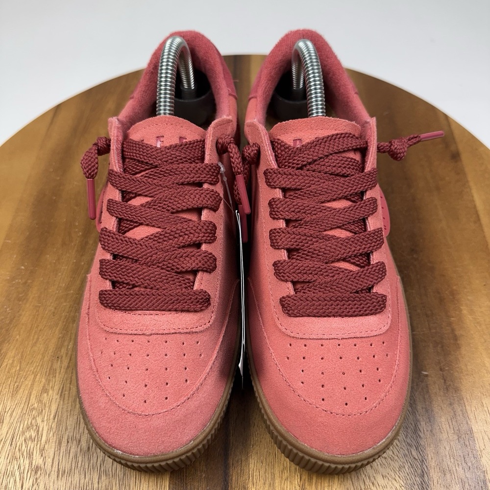 New NWT Womens Reef Lay Day Seas Red Suede Casual Gum Sneakers Shoes Size 9 M - Picture 6 of 12